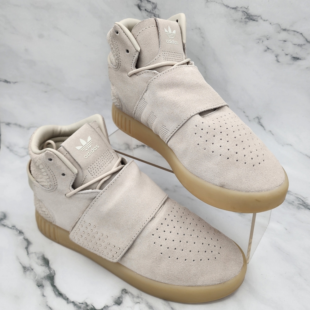 Adidas - Tubular Invader Strap Sneakers - Beige - US 7½